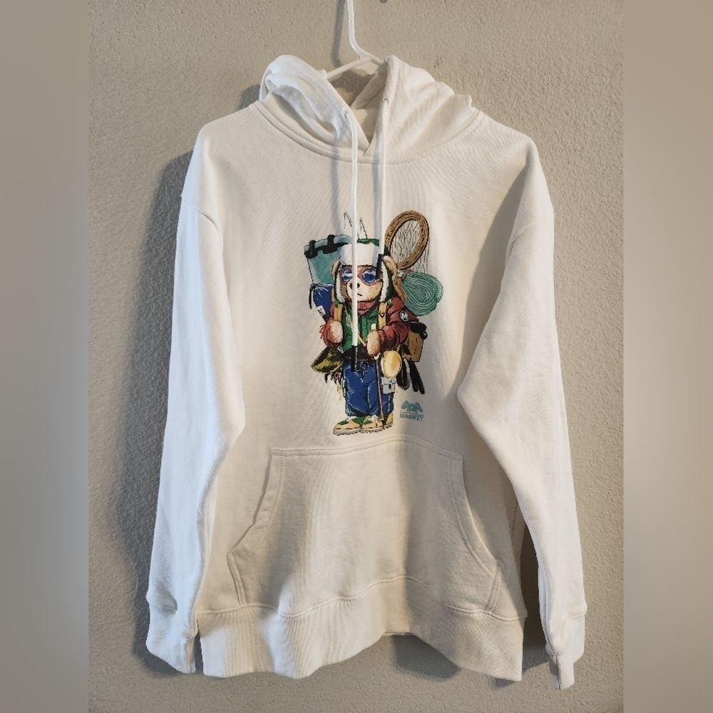 Market NWT Ultralight Bear Hoodie White size medium